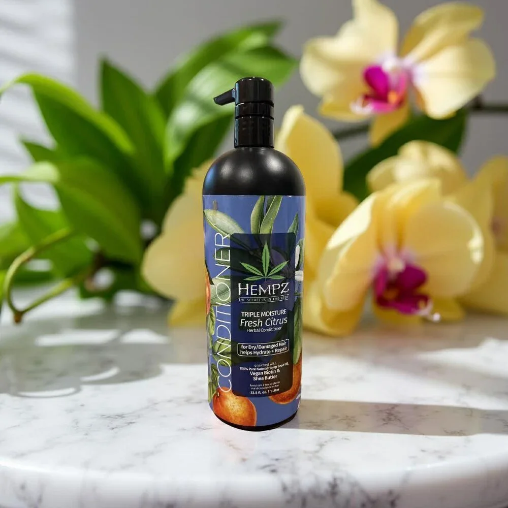 Hempz Triple Moisture Fresh Citrus Shampoo Conditioner 33.8 oz
